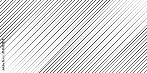 Slash line. Border with diagonal lines. Angle of tilt stripes. Black pattern of footer isolated abstract