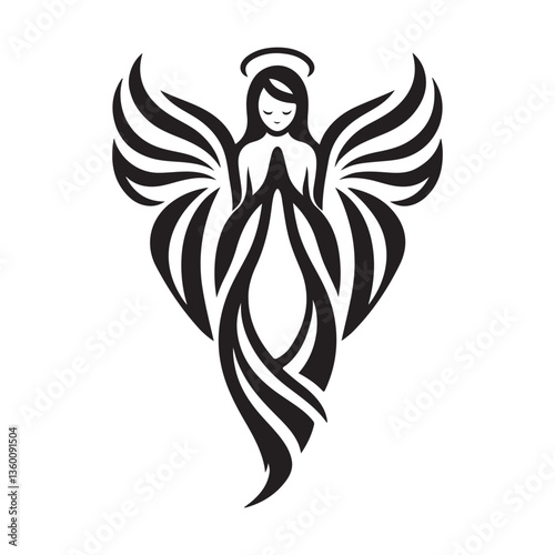 angel wings vector