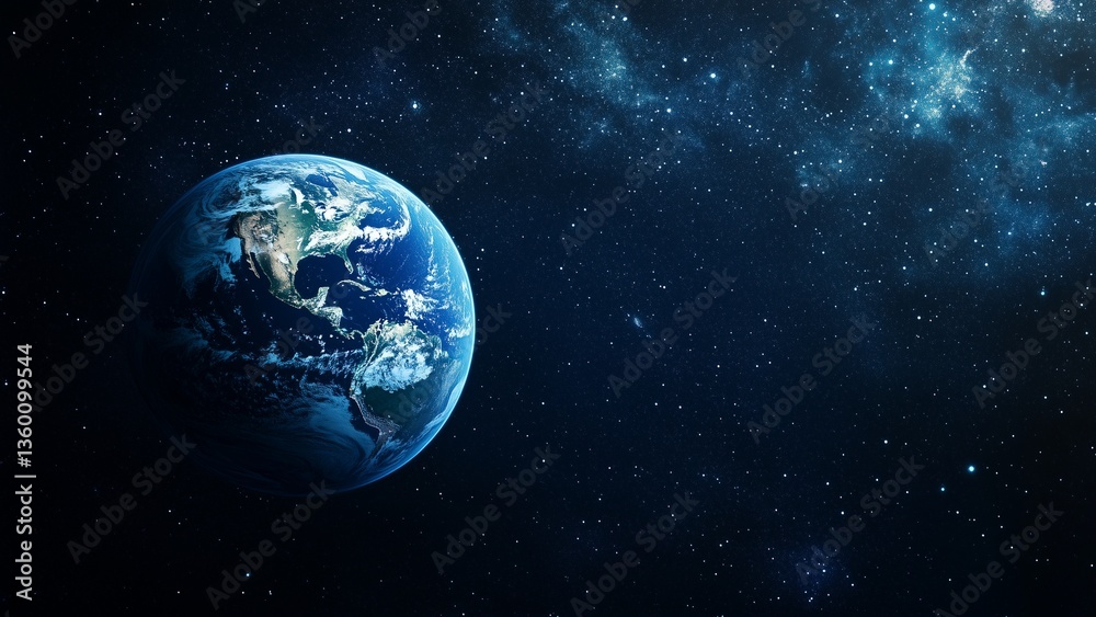the Earth is visible in the dark galaxy the Earth is visible in the dark galaxy