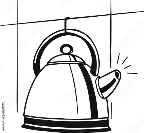 illustration of teapot