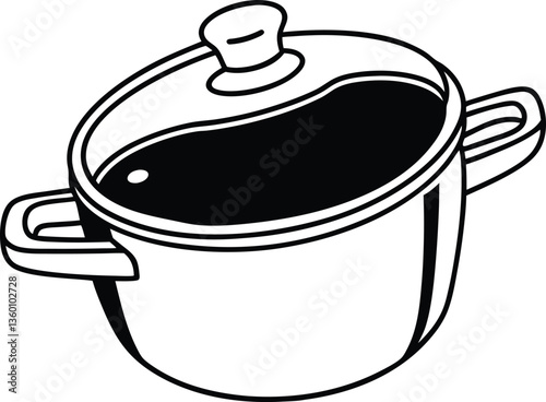 cooking pot vector