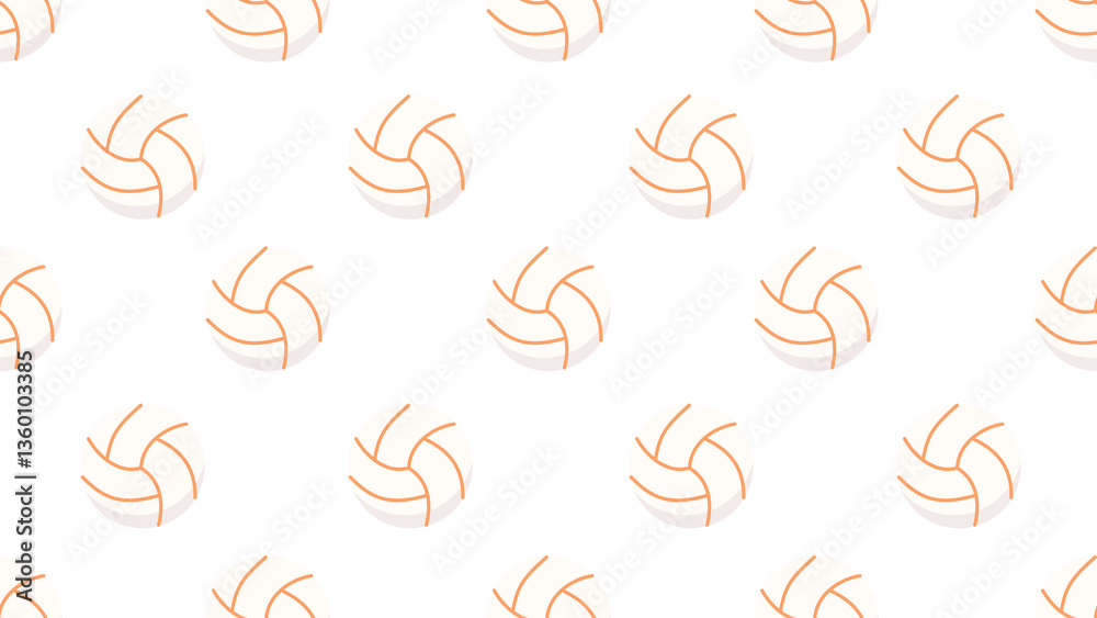 Ball seamless pattern background. Balls illustration pattern. Ball background. Perfect for fabrics, textile, wallpaper, and decor. 