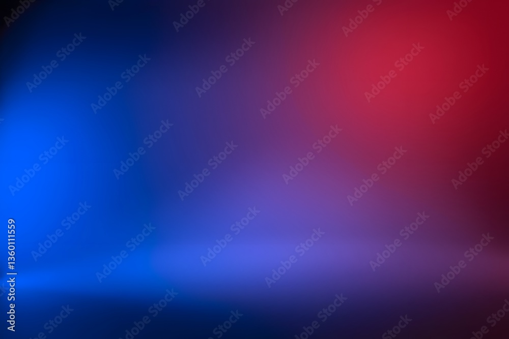 Fototapeta premium Abstract gradient background featuring vibrant blue and red hues, creating a dynamic visual effect