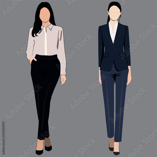 business woman in business suit executive, secretary, manager, professional, work, 