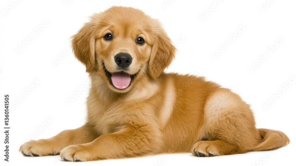 Golden Retriever Puppy Lying Down Golden Retriever Puppy Lying Down