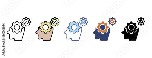 Skills icon with multiple style