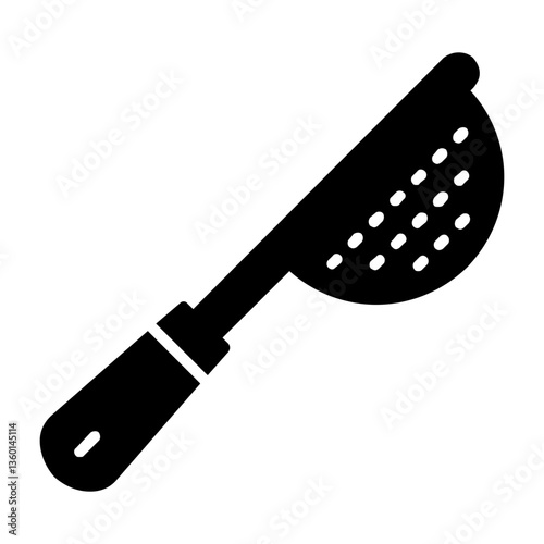 Sieve Solid Style Icon 