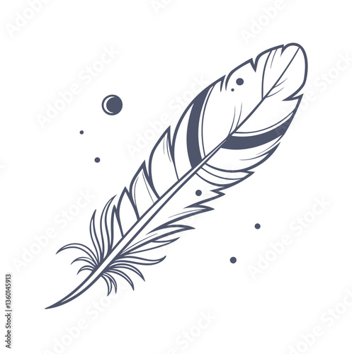 feather and ink