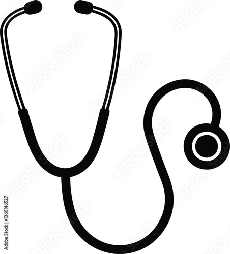 stethoscope isolated on white background