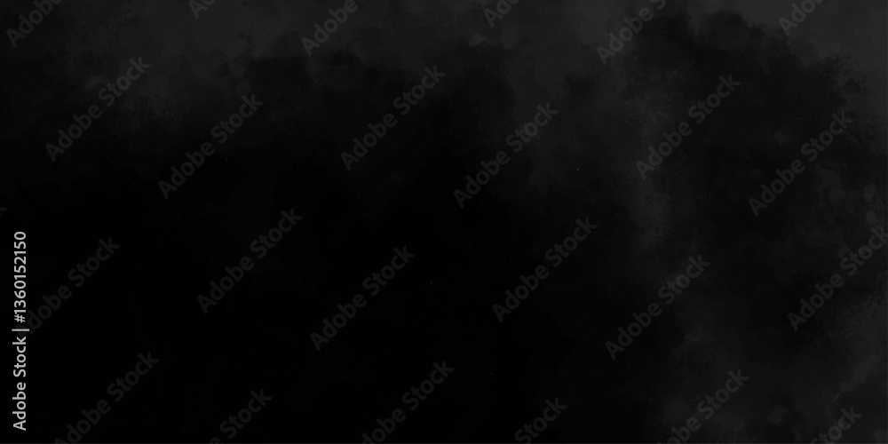 Naklejka premium Smoke on black background 