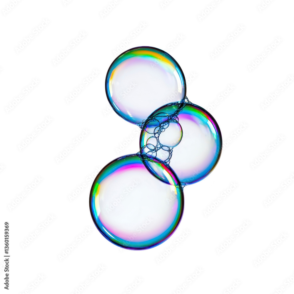 A Colorful soap bubbles with iridescent surfaces float against transparency background, showcasing delicate and whimsical pattern. bubbles translucent nature reflects spectrum of colors A Colorful soap bubbles with iridescent surfaces float against transparency background, showcasing delicate and whimsical pattern. bubbles translucent nature reflects spectrum of colors