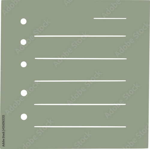 Paper Sticky Note