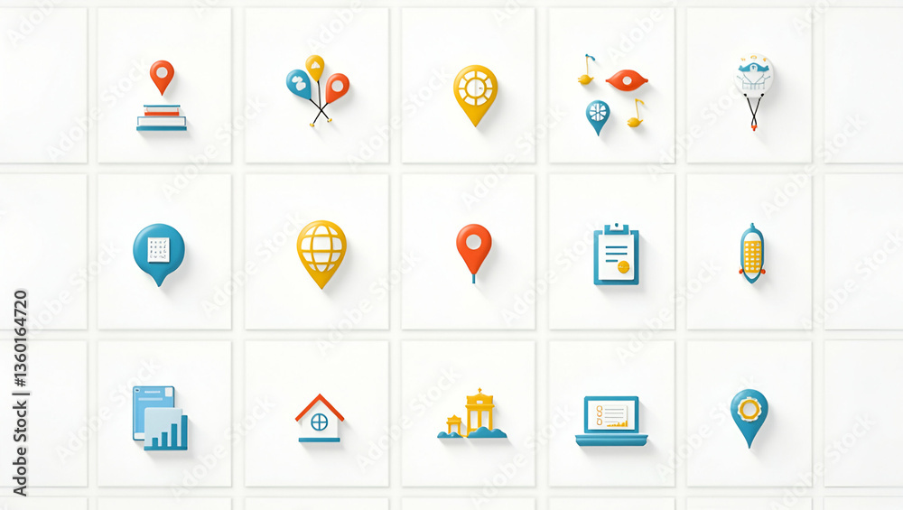 Create contemporary tile design with vibrant local icons isolated white spaces and smooth repeating motifs for social media graphics concept as Contemporary design merges vibrant local icons with smoo Create contemporary tile design with vibrant local icons isolated white spaces and smooth repeating motifs for social media graphics concept as Contemporary design merges vibrant local icons with smoo