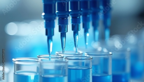 Adding samples inside a biosafety cabinet