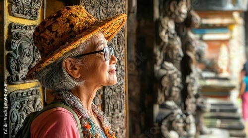 Tourist visiting at Pura ulun danu bratan temple. photo
