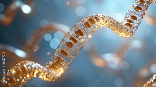 3D rendered illustration of a body part or biotechnology, derived from stock.
