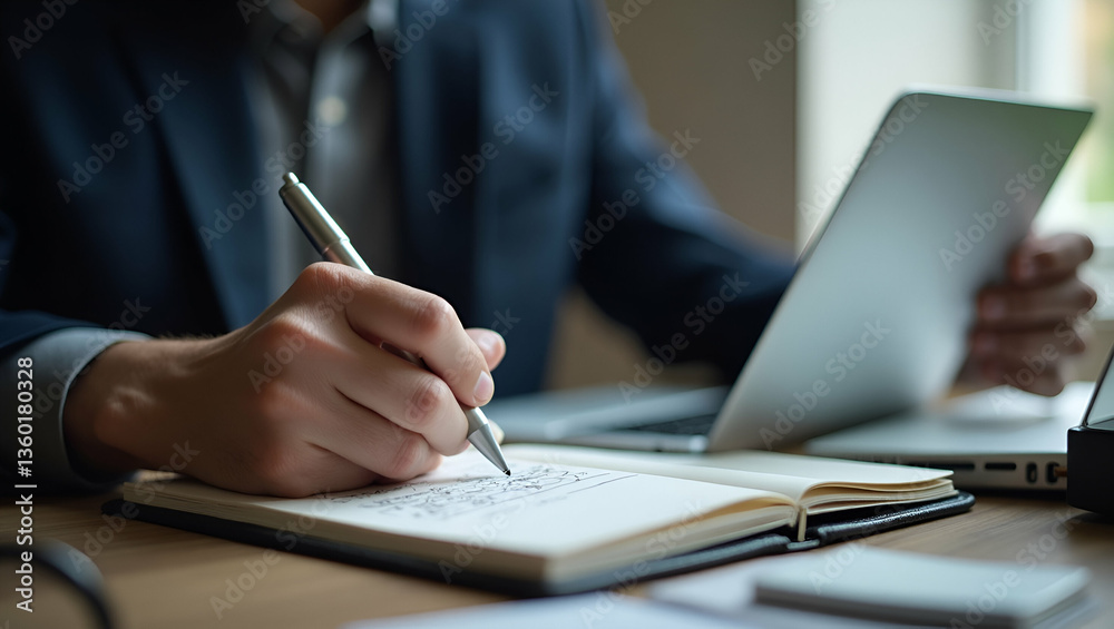 Flat Man with Laptop: Note Taking & Professional Documentation Tips Flat Man with Laptop: Note Taking & Professional Documentation Tips