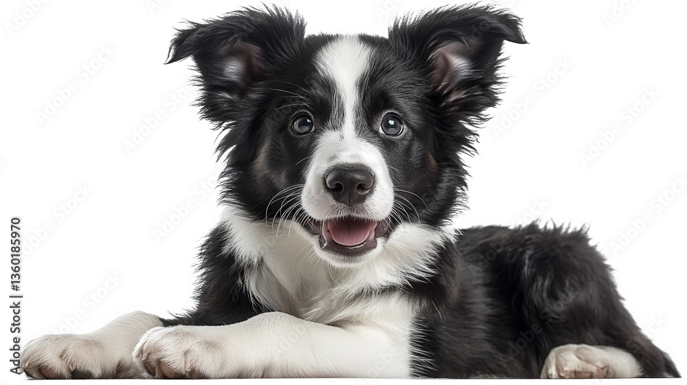 Fototapeta premium Adorable Border Collie Puppy
