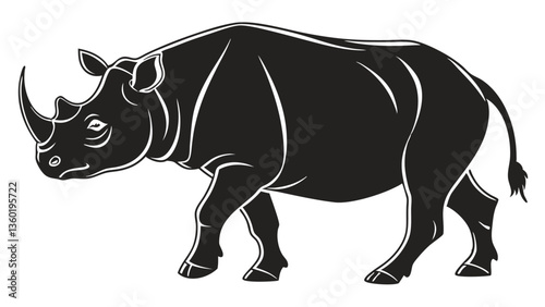 rhino illustration 