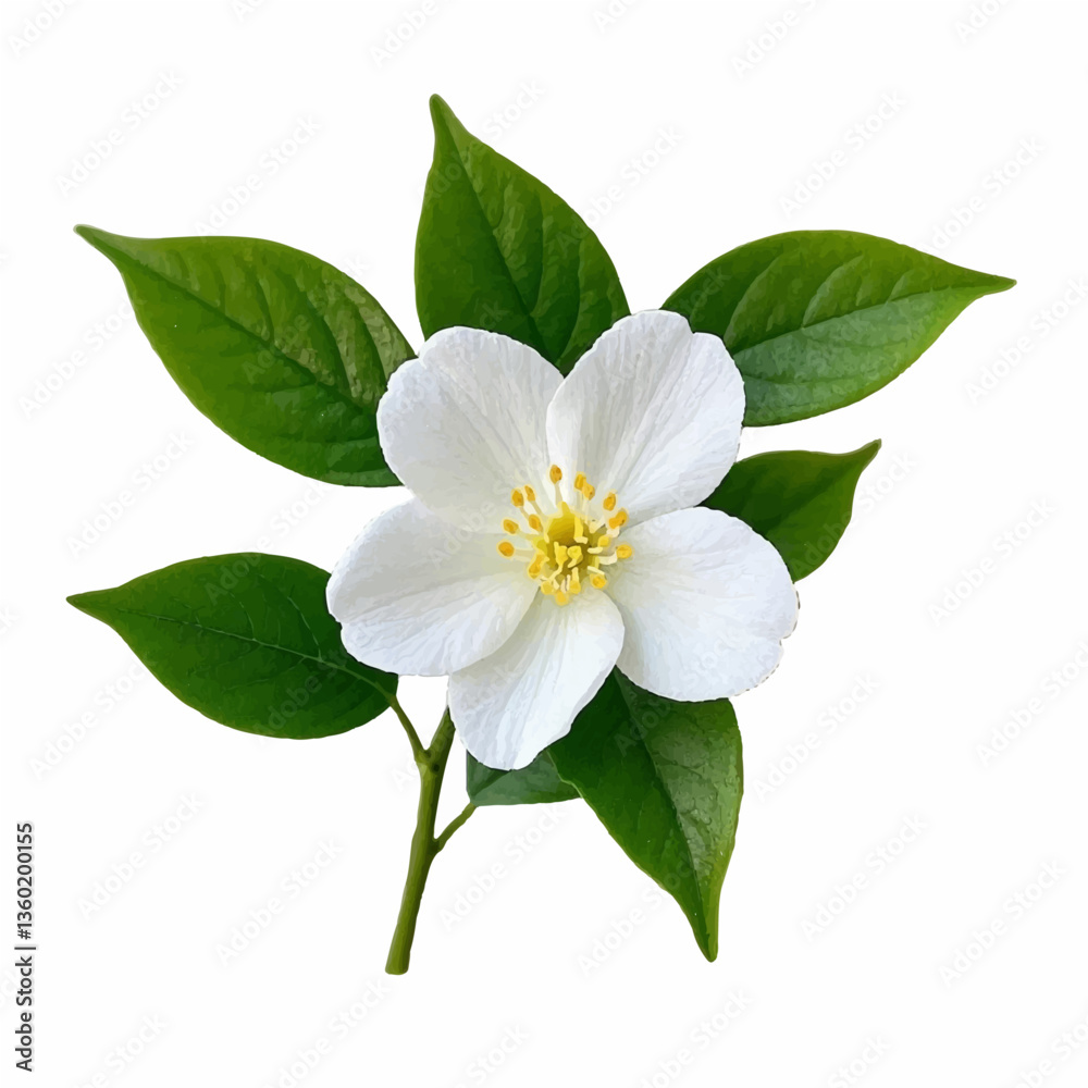 Obraz premium jasmine flower vector