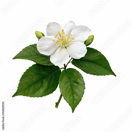 jasmine flower vector