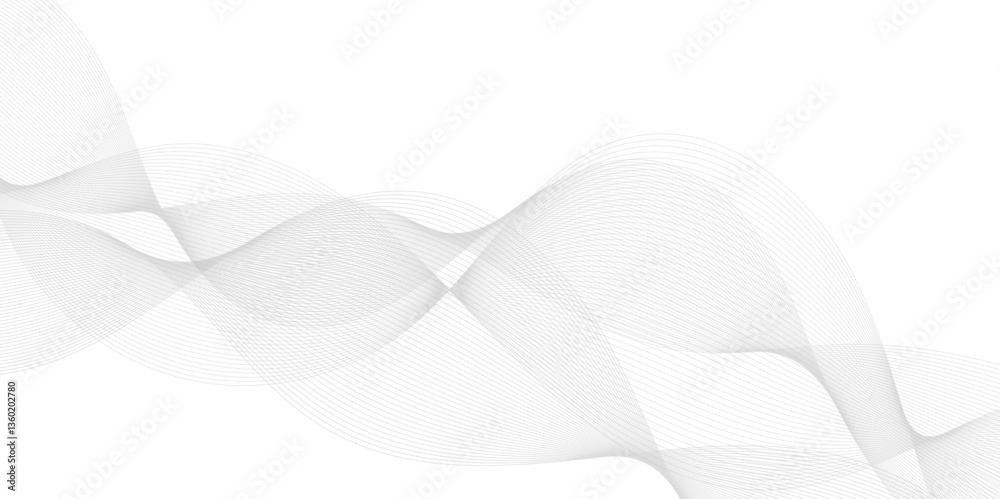 Elegant White Abstract Wavy Lines Vector Background Design with Smooth Gradients
Elegant White Abstract Wavy Lines Vector Background Design with Smooth Gradients