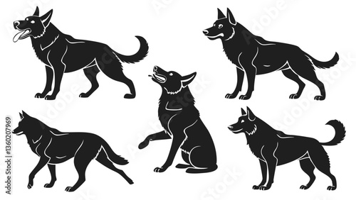 Set of laika