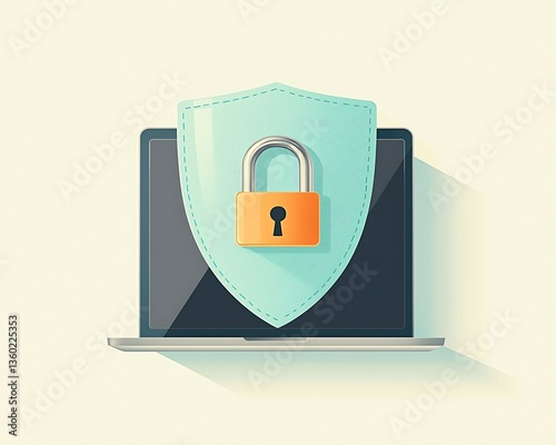 Secure Laptop for Online Protection, Shield.