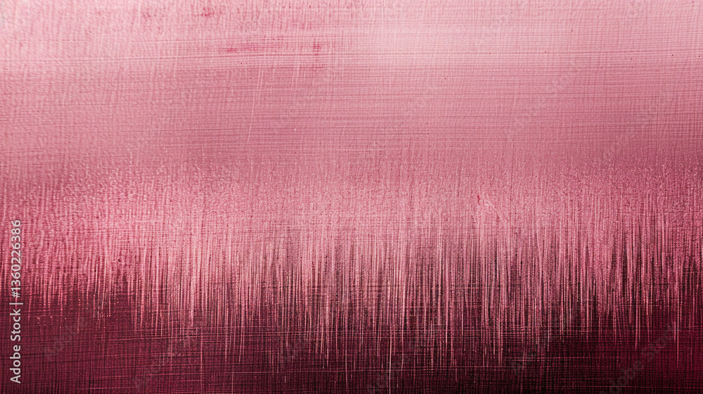 Fototapeta premium Brushed rose-metal surface in desaturated tones, macro texture ideal for elegant feminine branding and muted luxury designs