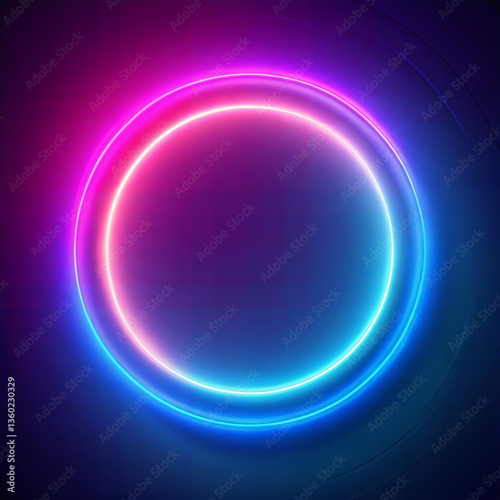 Glowing Neon Light Effect with Soft Blur Edges. Vibrant neon circle graphic design element. Neon Light Effect. Glowing Neon Light Effect with Soft Blur Edges. Vibrant neon circle graphic design element. Neon Light Effect.
