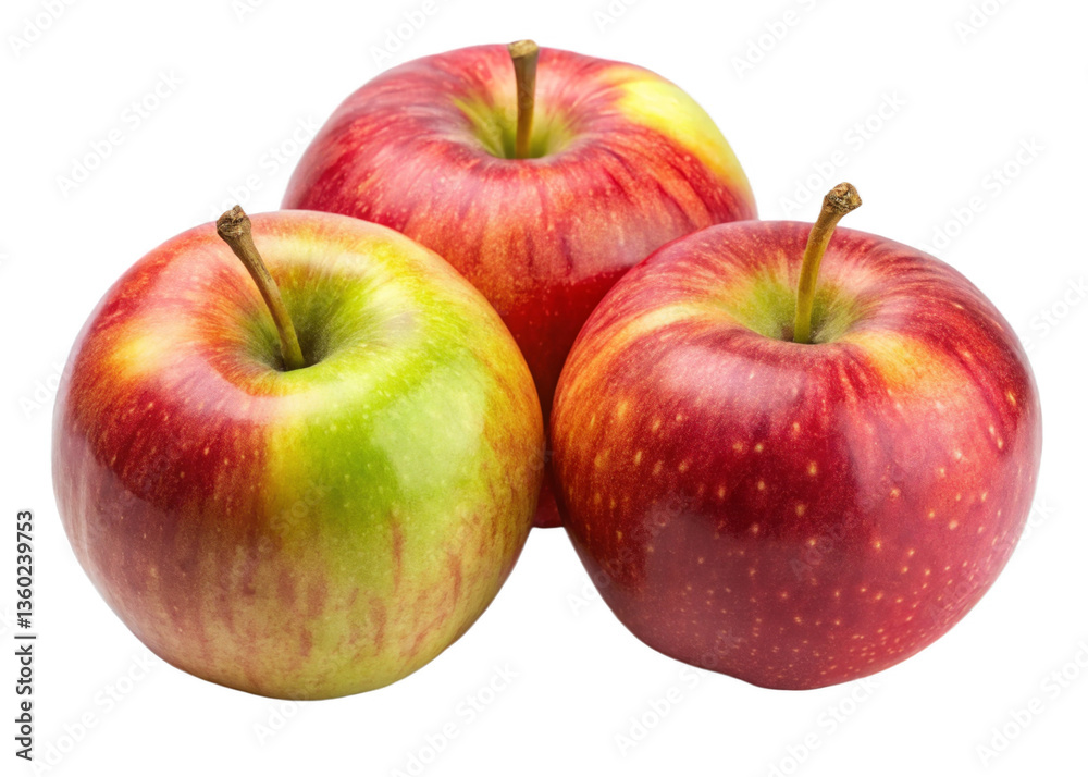 Apples isolated on a transparent background. Apples isolated on a transparent background.