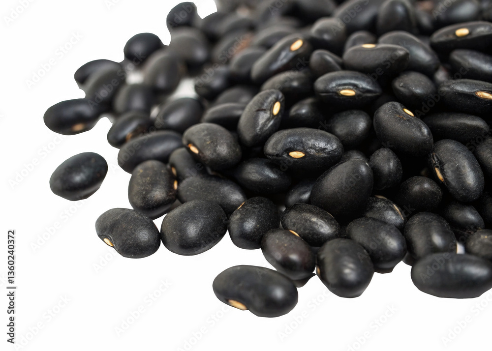 Black Beans isolated on a transparent background. Black Beans isolated on a transparent background.