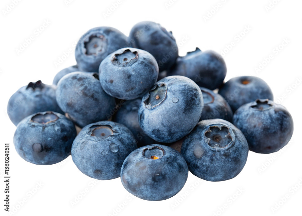 Blueberries isolated on a transparent background. Blueberries isolated on a transparent background.