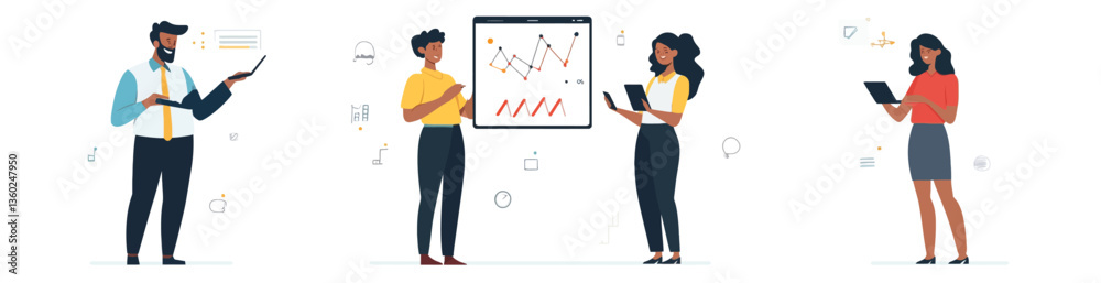 Business Startup Success: Teamwork, Leadership & Strategic Planning for Corporate Growth -Adobe Illustrator Artwork Business Startup Success: Teamwork, Leadership & Strategic Planning for Corporate Growth -Adobe Illustrator Artwork