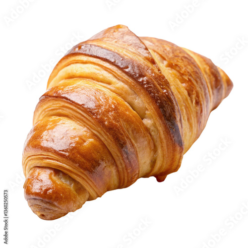 croissant isolated on white