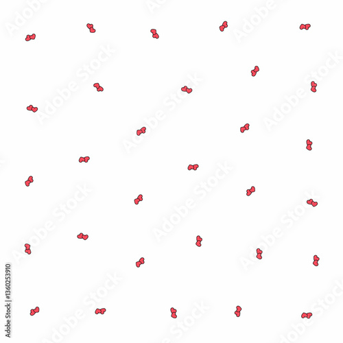 a white background with red hearts and a white background