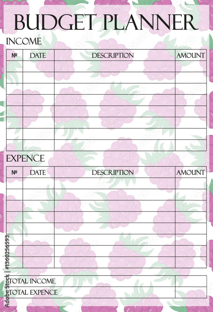 Budget planner set icon. Raspberry background with structured income and expense sections, perfect for creative financial tracking and berry-themed layouts. Budget planner set icon. Raspberry background with structured income and expense sections, perfect for creative financial tracking and berry-themed layouts.