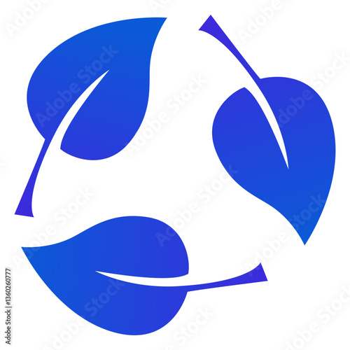 Ecology set icon. Leaves forming a triangular shape labeled reduce promote eco-lifestyle, natural resource saving, environmental awareness.