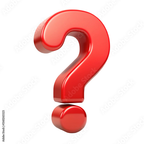 red question mark