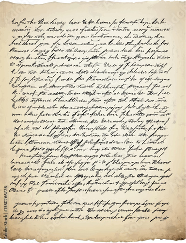 Abstract hand writing vector text