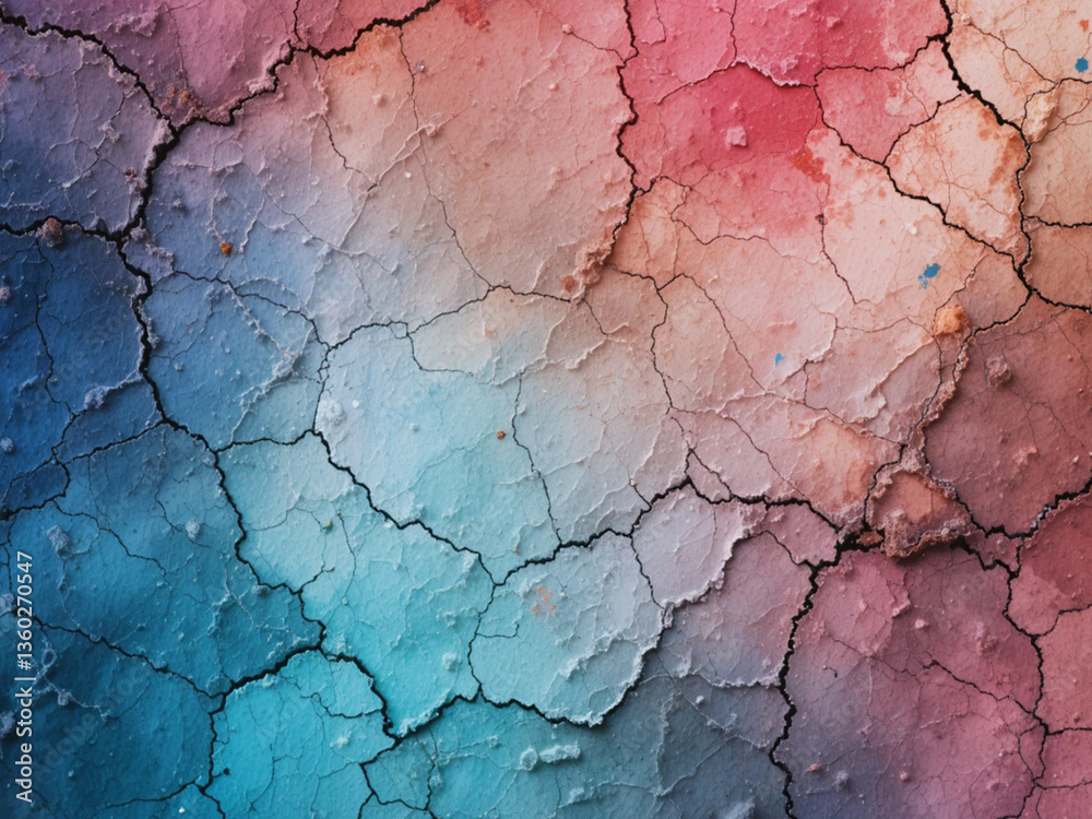 Fototapeta premium Abstract background with various colors combined into one to form a nice texture, made using AI