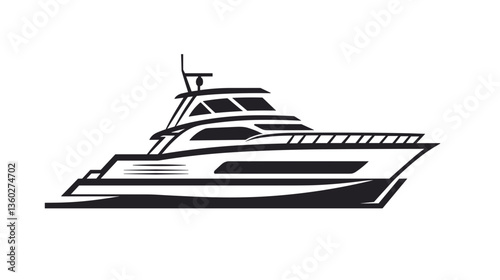 Luxury yacht on the water for upscale maritime experiences and leisure