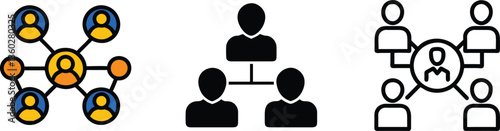 Network Diagrams Illustrating Team, Group, and Social Structures