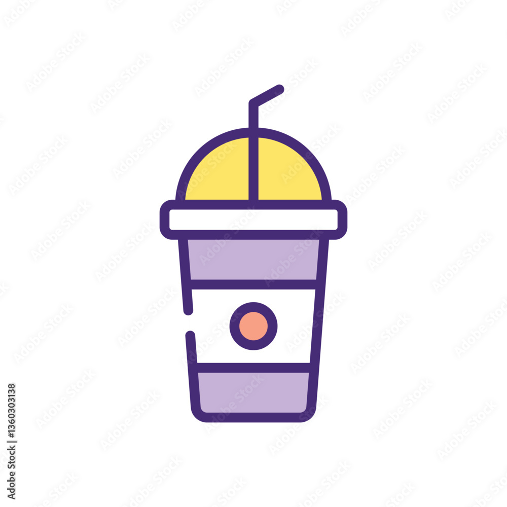 Cold Drink icon vector Cold Drink icon vector