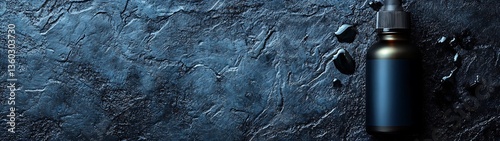 Wallpaper Mural Dark Stone Bottle. Torontodigital.ca