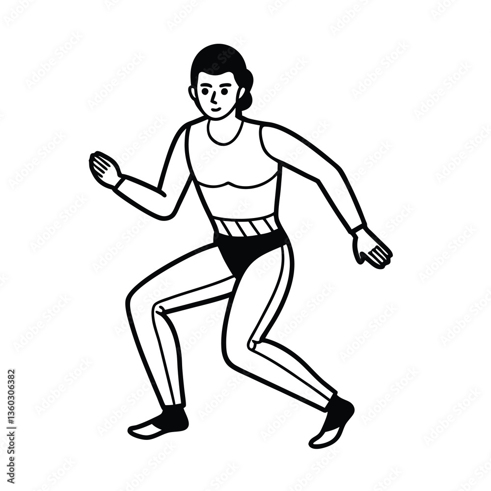 running man vector running man vector