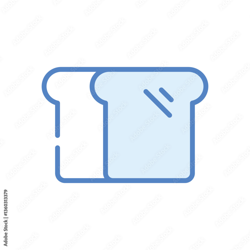 Bread icon vector Bread icon vector