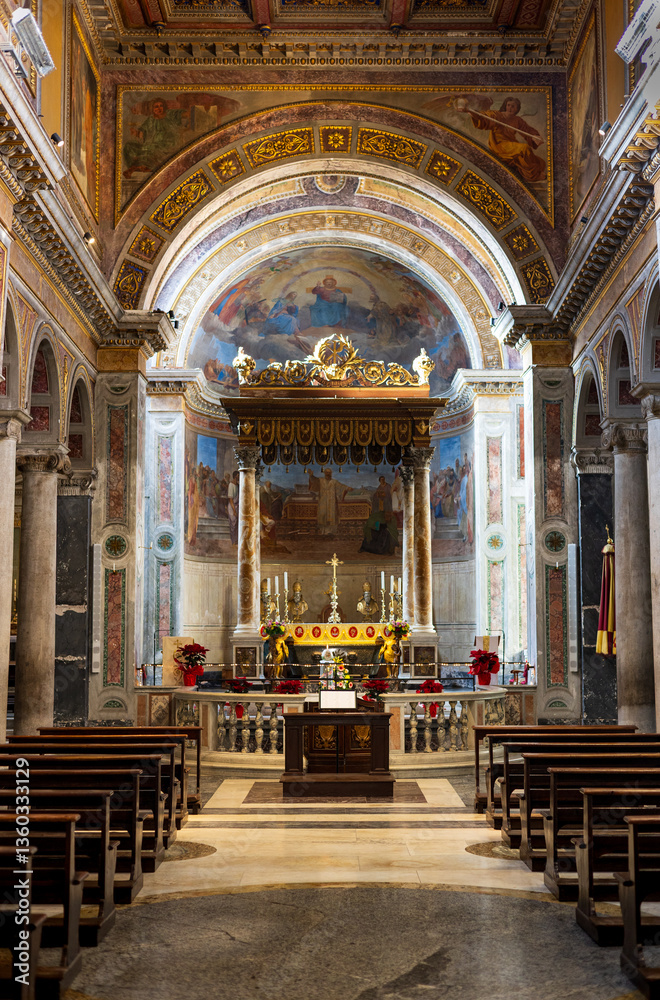 Fototapeta premium Morning at Church / Christmas Eve
