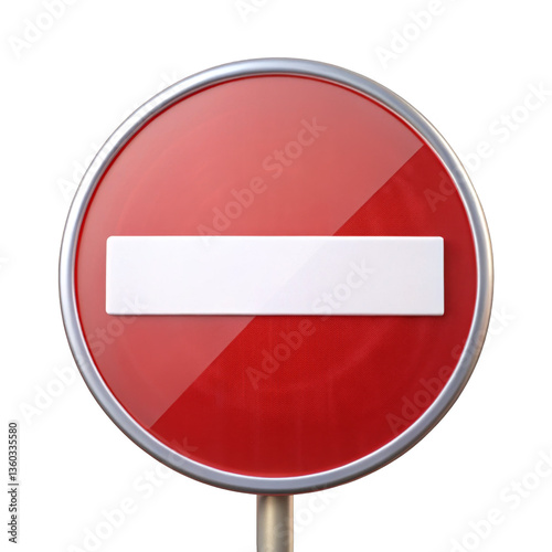 No Entry Sign isolated on a transparent background. Free Download No Entry Sign isolated on a transparent background. - GFXLoad