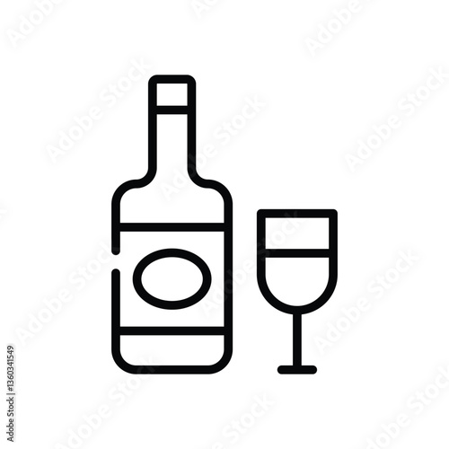 Wine  icon vector